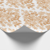 Im Herbst sinkende Blätter umblättern Papier Geschenkpapier (Ecke)