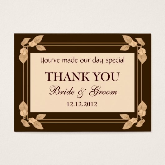 Im Herbst verbleiben Personalisierte Gastgeschenk (Vorderseite)