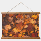 im Herbst Wandteppich Mit Holzrahmen (Vorderseite)