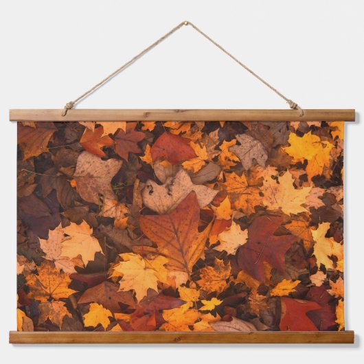 im Herbst Wandteppich Mit Holzrahmen (Vorderseite 3)