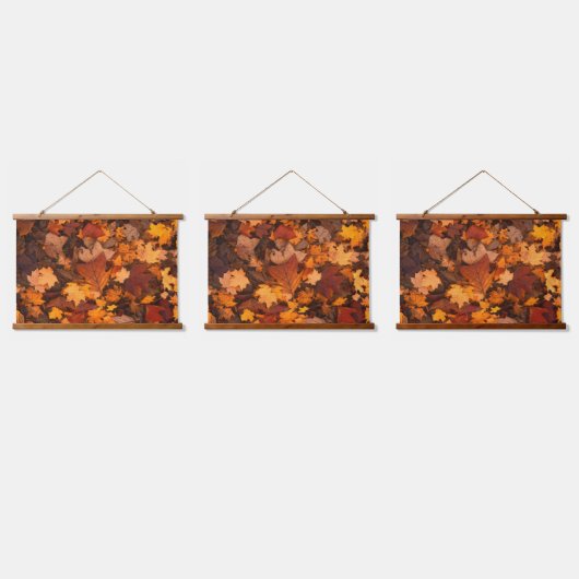 im Herbst Wandteppich Mit Holzrahmen (Dreifach)