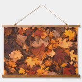 im Herbst Wandteppich Mit Holzrahmen (Vorderseite 2)