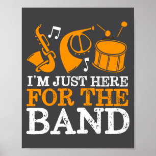Im Here Band Marschband Poster