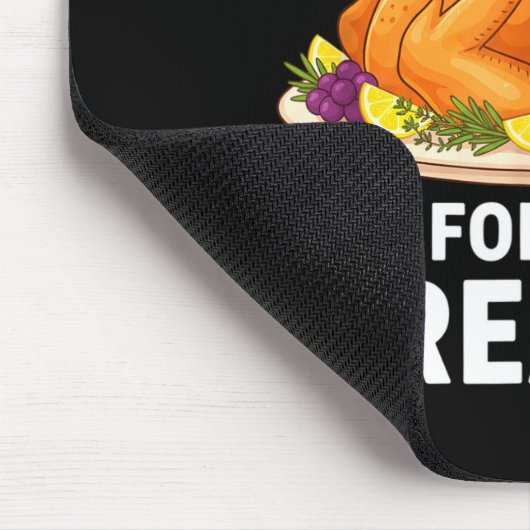 I'm Here For The Breasts, Funny Thanksgiving Turke Mousepad (Ecke)