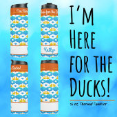 I'm Here for the Ducks Personalized Cruise  Thermosbecher
