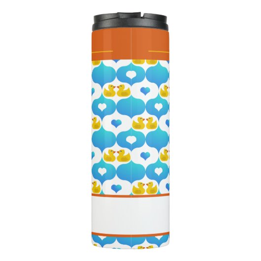I'm Here for the Ducks Personalized Cruise  Thermosbecher (Rückseite)