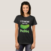 Im Here for The Pickles Cucumbers Cucumber Vegetab T-Shirt (Vorne ganz)