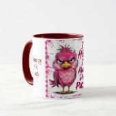 I'm Here I'm Awake Don't Push It Wrap Tasse (Vorderseite Links)