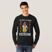I'm Here To Drink And Draft Kickers Fantasy Footba T-Shirt (Vorne ganz)
