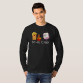 I'm Here To Party S'mores Marshmallow Camping Smor T-Shirt (Vorne ganz)