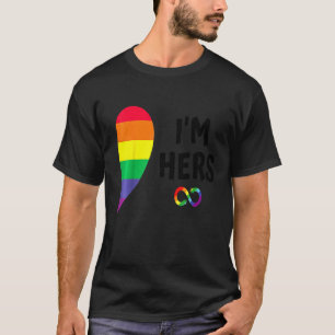Im Hers ist meine Mutter auf den stolzen lesbische T-Shirt