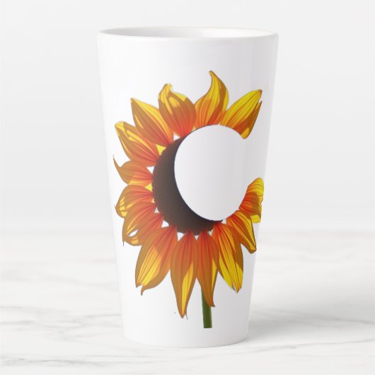 „Im Herz der Sonne – Wo Stille leuchtet“ Milchtasse (Vorderseite)