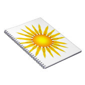 „Im Herz der Sonne – Wo Stille leuchtet“ Notizblock (Rechte Seite)