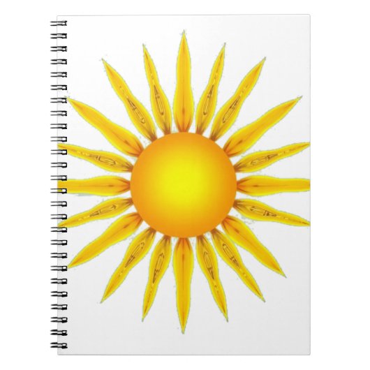 „Im Herz der Sonne – Wo Stille leuchtet“ Notizblock (Vorderseite)