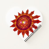 „Im Herz der Sonne – Wo Stille leuchtet“ Notizblock (Rückseite)