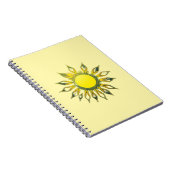 „Im Herz der Sonne – Wo Stille leuchtet“ Notizblock (Rechte Seite)