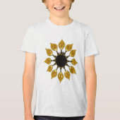„Im Herz der Sonne – Wo Stille leuchtet“ Tri-Blend Shirt (Vorderseite)
