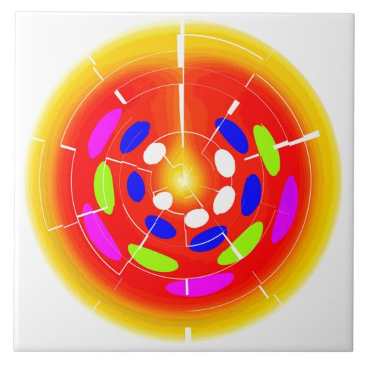 Im Herzen der Sonnenkunst Fliese (Vorderseite)