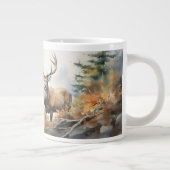 Im Herzen der Wildnis: Majestic Elk Jumbo-Tasse (Rechts)