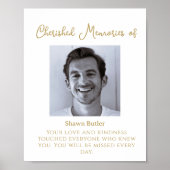 Im Herzen des Gedächtnisses, ein elegantes Hochzei Poster (Vorne)