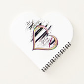 Im Herzen des wahren Herzens Notizblock (Rückseite)