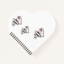 Im Herzen des wahren Herzens Notizblock