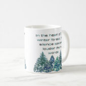 Im Herzen des Winterwaldes Kaffeetasse (VorderseiteRechts)