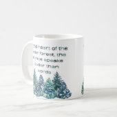 Im Herzen des Winterwaldes Kaffeetasse (Vorderseite Links)