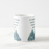 Im Herzen des Winterwaldes Kaffeetasse (Mittel)