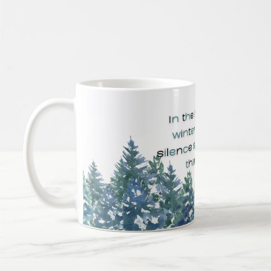 Im Herzen des Winterwaldes Kaffeetasse (Links)