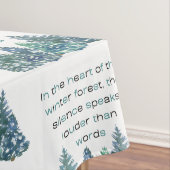 Im Herzen des Winterwaldes Tischdecke (Beispiel)