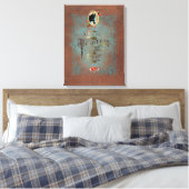 Im Herzen eines Pferdes ~ Wrapped Canvas Leinwanddruck (Insitu (Schlafzimmer))