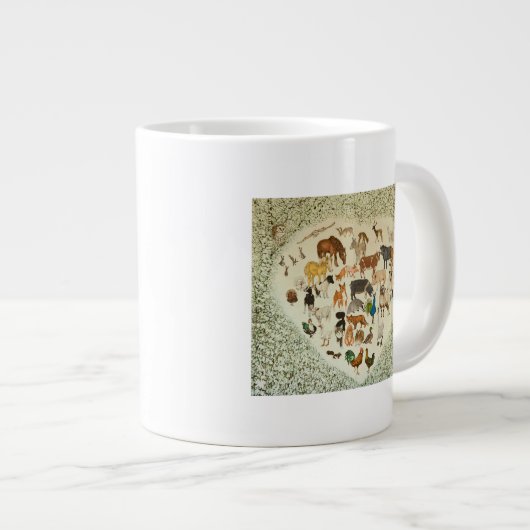 Im Herzen es alles 2013 Jumbo-Tasse (Vorderseite Rechts)