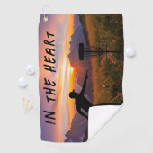 Im Herzen Golfhandtuch (Insitu)