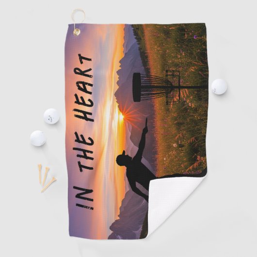 Im Herzen Golfhandtuch (Insitu)