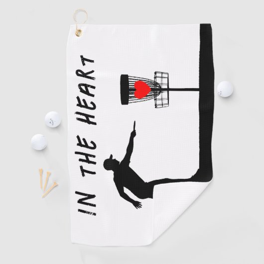 Im Herzen Golfhandtuch (Insitu)