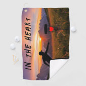 Im Herzen Golfhandtuch (Insitu)