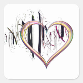 Im Herzen sind wahre Aufkleber