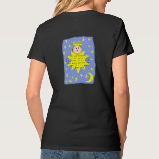 Im Himmel erschien ein großes und wundervolles Zei T-Shirt (Rückseite)