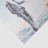 Im Himmel gepasste Elegante Braut und Groomehe Seidenpapier (Ausschnitt)