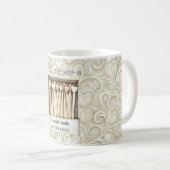 Im Himmel geschaffene Herzen Kaffeetasse (VorderseiteRechts)