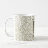 Im Himmel geschaffene Herzen Kaffeetasse (Links)