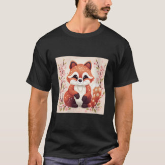 Im Himmel geschlossene Verbindung Rote Pandas und  T-Shirt