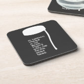 Im Himmel gibt es kein Bier Getränkeuntersetzer (Linke Seite)