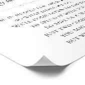 Im Himmel Großeltern der Brautdenkmäler Hochzeit Poster (Ecke)