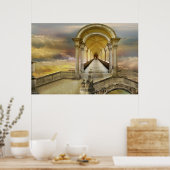 Im Himmel steil Poster (Küche)