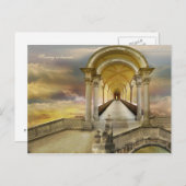 Im Himmel steil Postkarte (Vorne/Hinten)