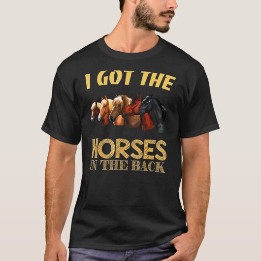 Im Hinterpferd T-Shirt (Vorderseite)