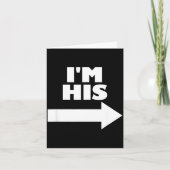 I'm His Arrow Inting Right Matching Couple I'm His Karte (Vorderseite)