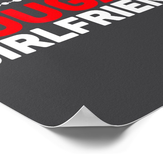 I'm His Cougar Girlfriend Funny Matching Couples Q Poster (Ecke)